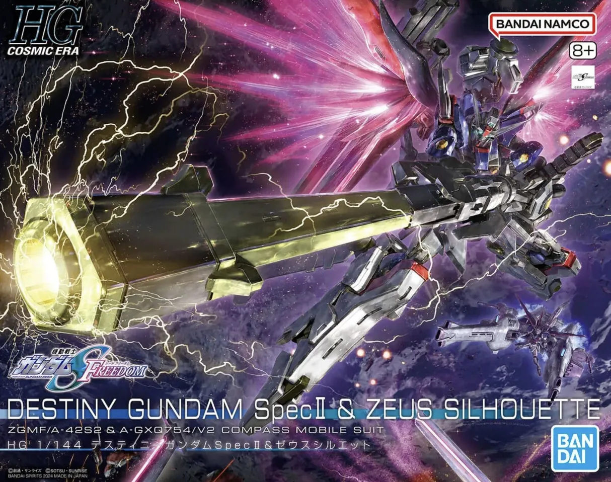 Destiny Gundam Spec II & Zeus Silhouette